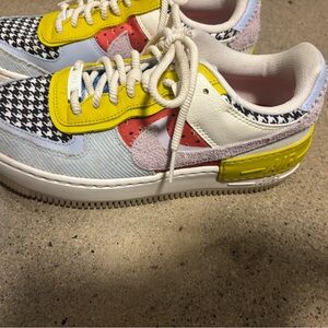 Nike Air Force 1 Low Yellow Red Black Sneakers